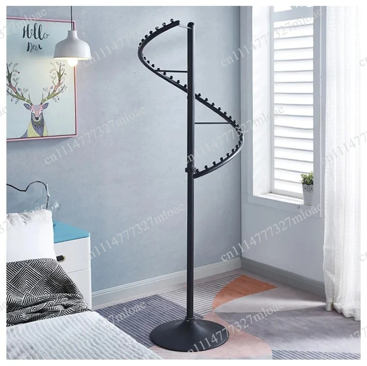 360 degree rotating multi-functional high-end hanger hanger display rack household floor-to-ceiling drying rack