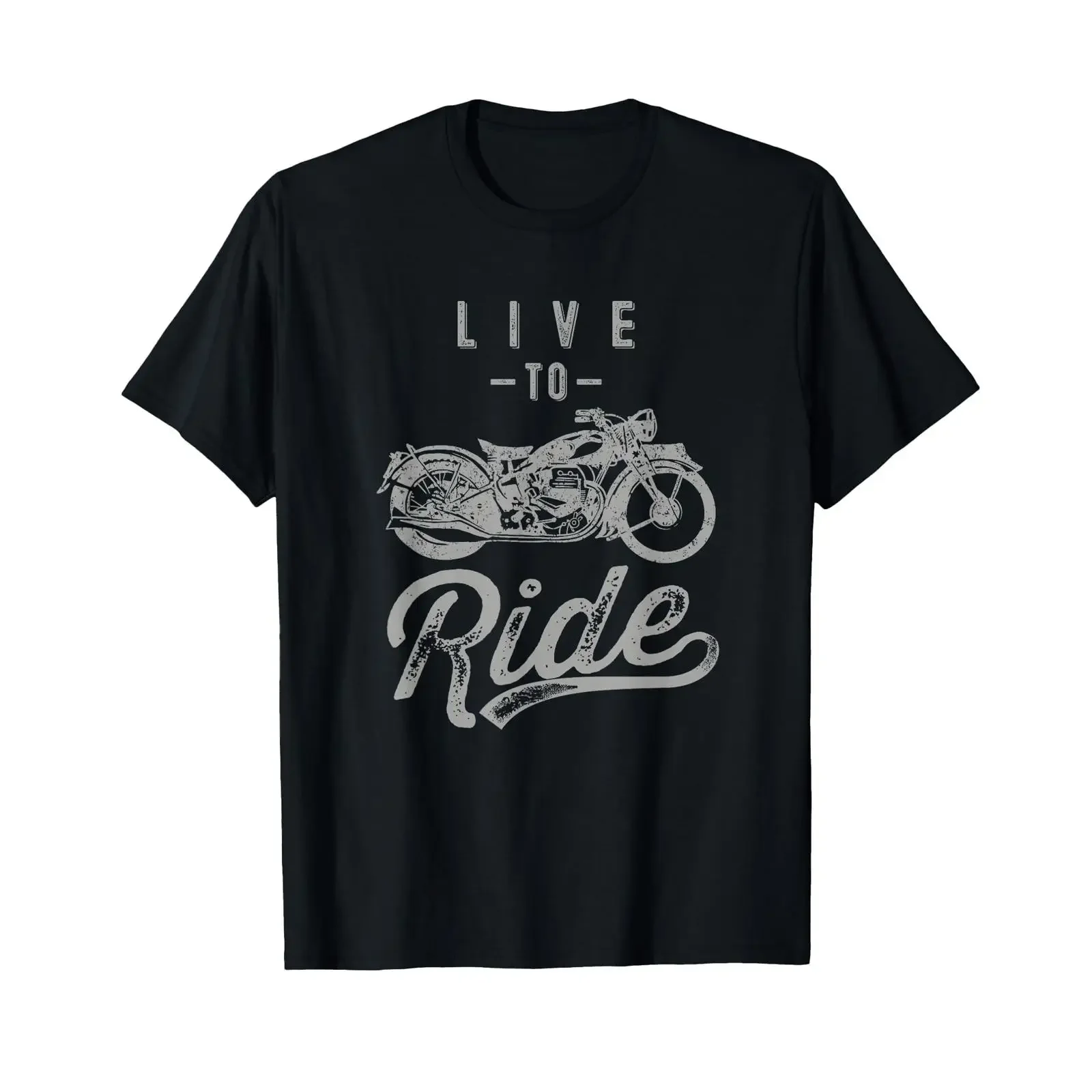 Live to Ride Vintage Motorrad Biker I Love My Motorcycle T Shirt vintage Washed Comfortable Unisex homme Top For Everyday Wear