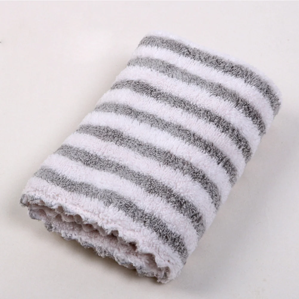 

3pcs Coral Dish Towels Striped For Kitchen Cleaning Wash Drying Towel Water-Absorbent Lint-Free Quick-Dry Fibre Cloth Home Daily