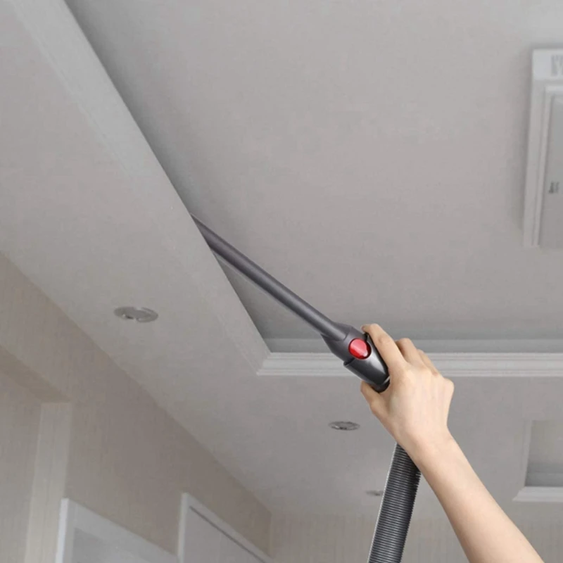 Für Dyson V15 V12 V7 V8 V10 V11 Staubsauger Teile Befestigung Spurlose Staub Entfernung Weiche Bürste + Verlängerung schlauch + Flache Saug