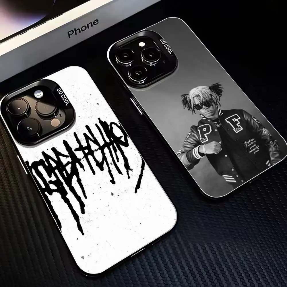 

Rapper Ken Carson a great chaos Phone Case For iPhone17,16,15,14,13,12,11 Plus,Pro Max Black Matte Shockproof Cover