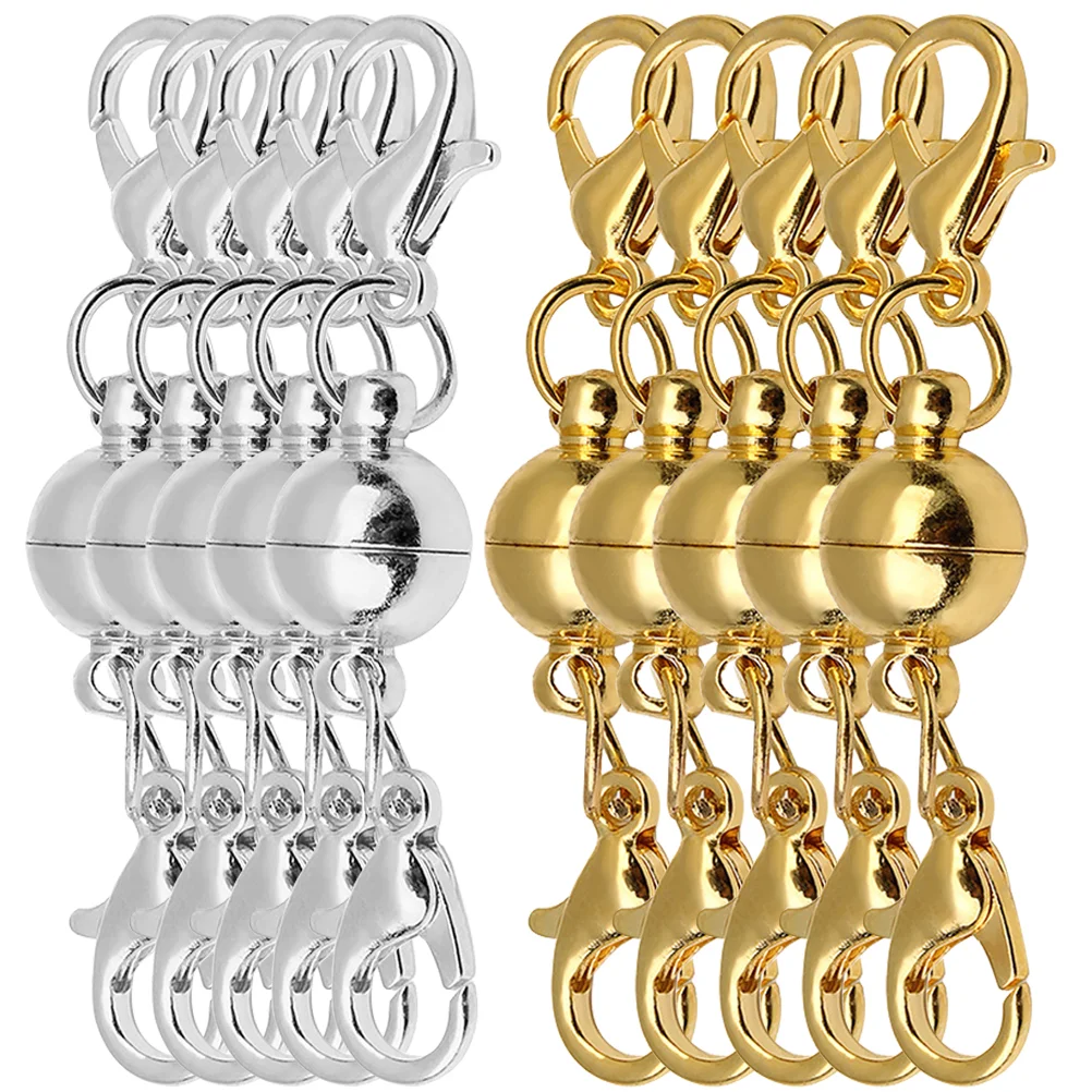 

Necklace Ball Magnetic Buckle Pearl Bracelet Clasps For Making One Piece Jewelry Necklaces