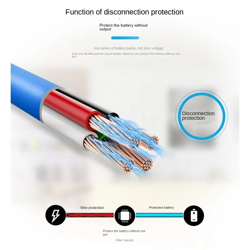 8S 24V 100A Iron Lithium Battery Protection Board Same Port With Equalization Temperature Control BMS Protection Board