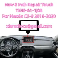 Nuevo TK49-61-1J0 Digitalizador de cristal de pantalla táctil de repuesto de 8 pulgadas para Mazda CX-9 2016-2019 navegación de Radio de Audio CD de coche
