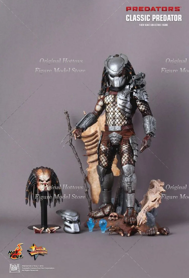 HotToys HT MMS162 1/6 Scale Male Soldier Iron Blood Warrior Ancestor Classic Predator Full Set 12-inch Action Figure Doll