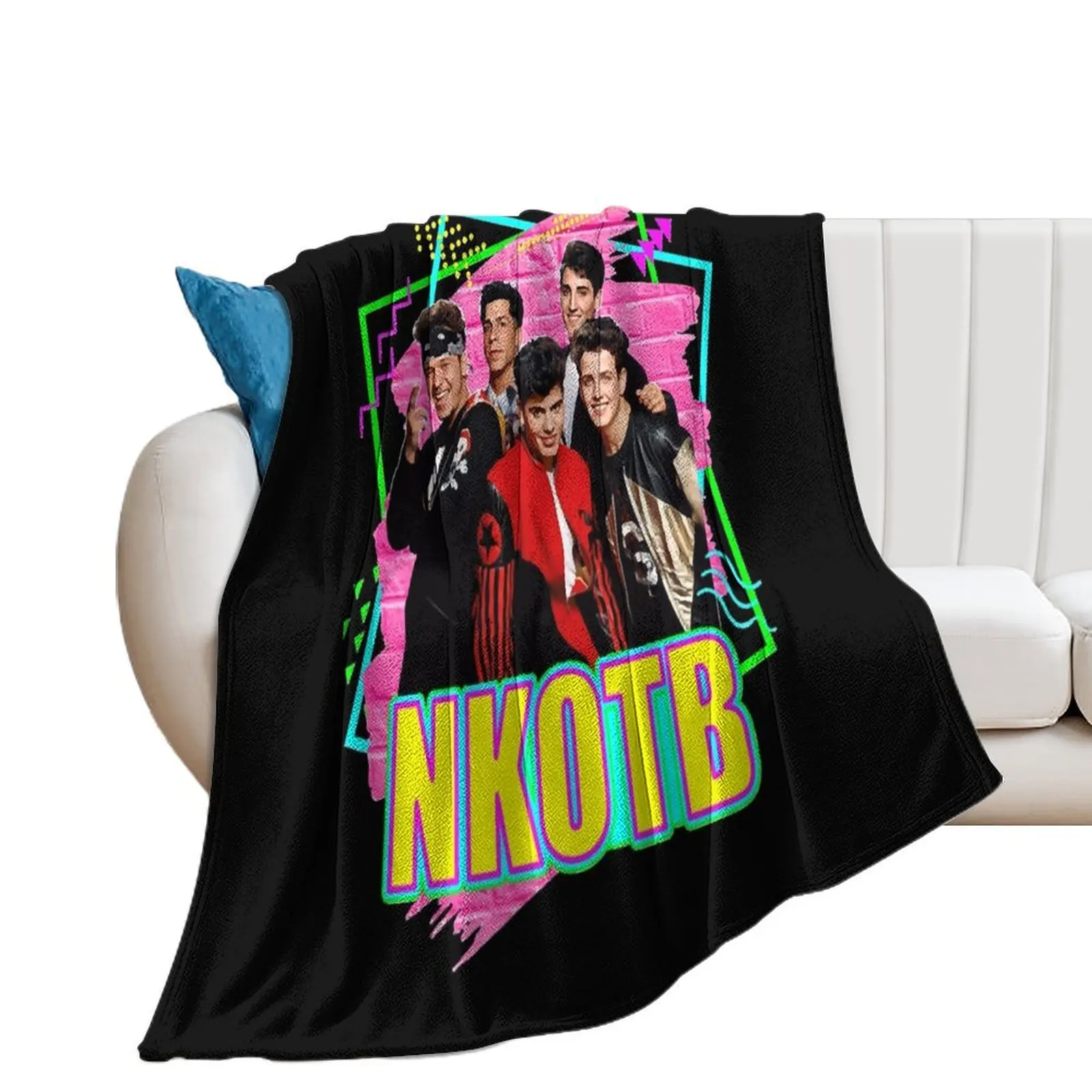 

NKOTB Throw Blanket anime Blankets For Baby Blankets