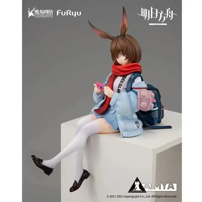 Auf Lager Taito Original Arknights Amiya mit Bade bekleidung 18cm Modell Puppen Figuren Action figur Sammler Spielzeug Geschenke