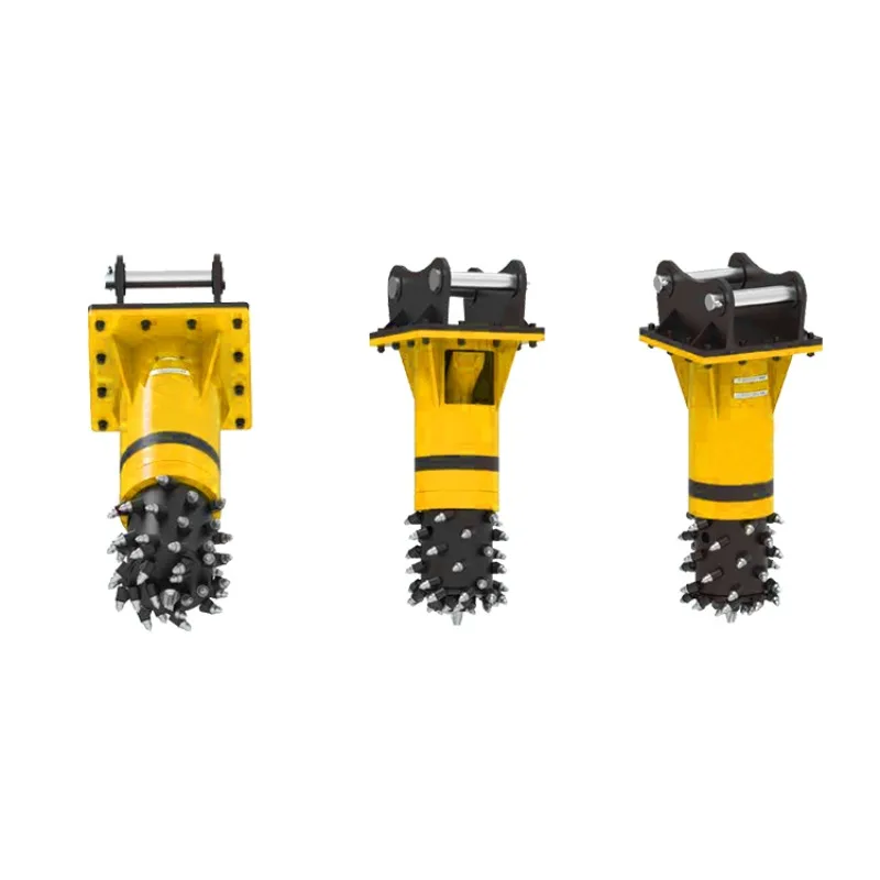 Excavator Drum Cutter Attachment High Precision Milling Demolition Tool Custom for Urban Construction Sites Hard Rock Breaking