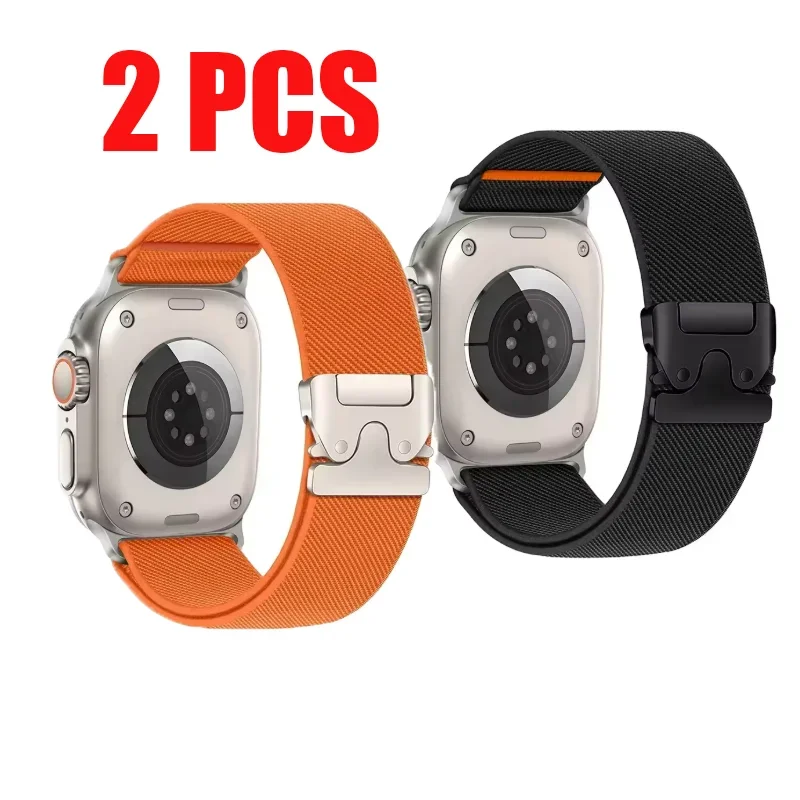 1-2 PCS Parachute Straps For Apple Watch ultra 3 4 Band 49mm 45mm 42/46mm 44mm correa Bracelet IWatch Series 12 11 10 9 8 7 6 SE
