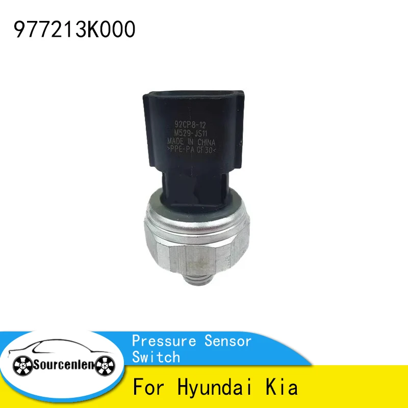 A/C Pressure Transducer Valve Pressure Sensor Switch For Hyundai Kia 97721-3K000 977213K000 92CP8-12 92CP8 12