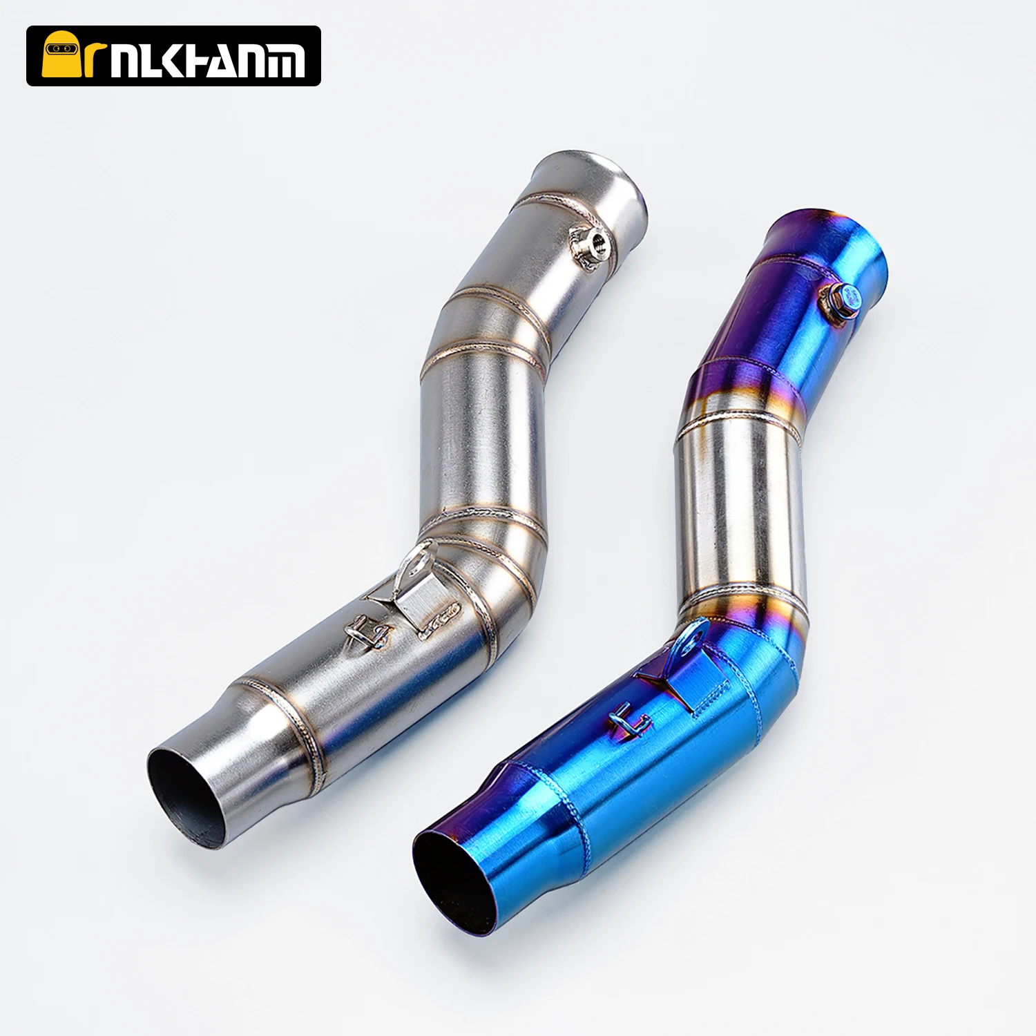 

YAMAHA R1 Motorcycle Exhaust Vent Middle Link Pipe Side Exhaust Motor Accessories For YAMAHA R1 2009 2010 2011 2012 2013 2014