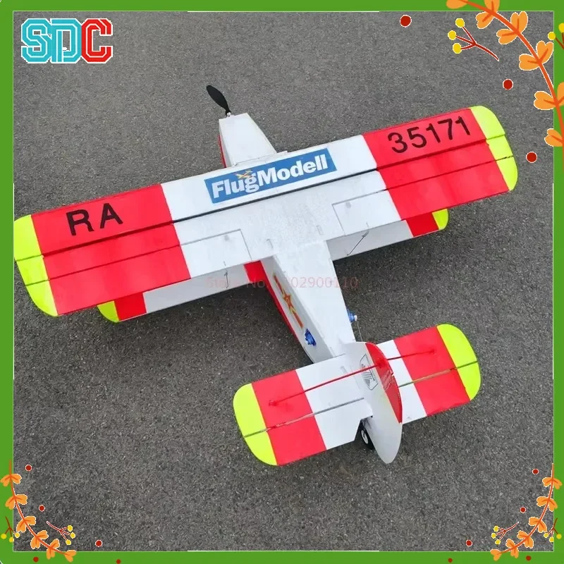 Electric Jungle Biplane RC Remote Controlled Model Aircraft 1000mm Wingspan Fixed Wing Short Take Off And Landing PP Plate