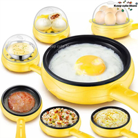 220v Electric Multifunctional Egg Steak Frying Plate Machine  3 Color Available Crepe Breakfast Maker Machine EU/AU/UK Plug