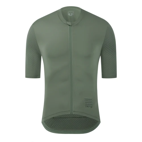 Imagen 2 del producto Maillot de Ciclismo para Hombre YKYWBIKE, Camiseta de Manga Corta para Ciclismo de Carretera de Verano, Ligera, con Protección Solar SPF 50+, Ropa para Ciclismo de Montaña