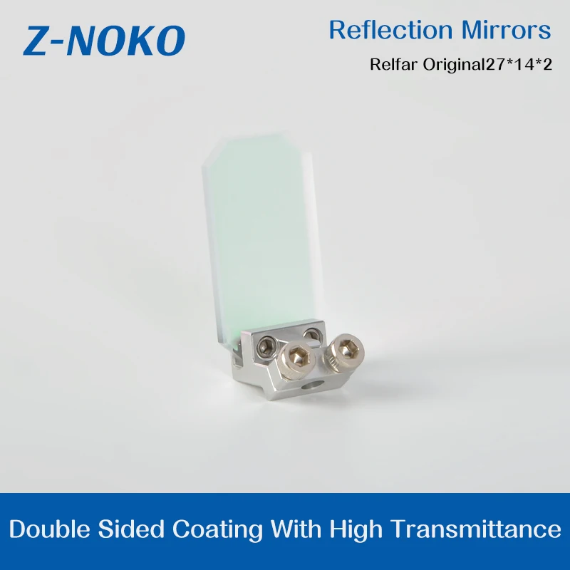 Imagem -05 - Znoko-espelhos Reflexivos a Laser Relfar Lente Reflexiva Suporte de Reflexão Cabeça de Solda Manual 27x14x2 mm Original