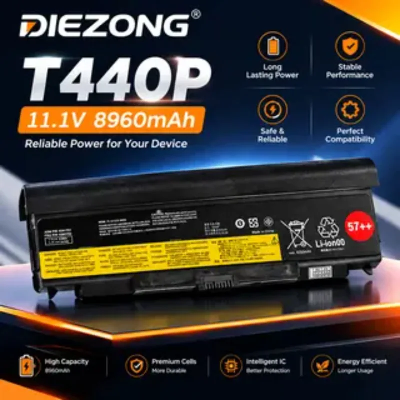 T440P 9Cells Laptop Battery for Lenovo ThinkPad T440P T540P W540 L440 L540 45N1152 45N1153 45N1149 45N1145 45N115245N1160 57++