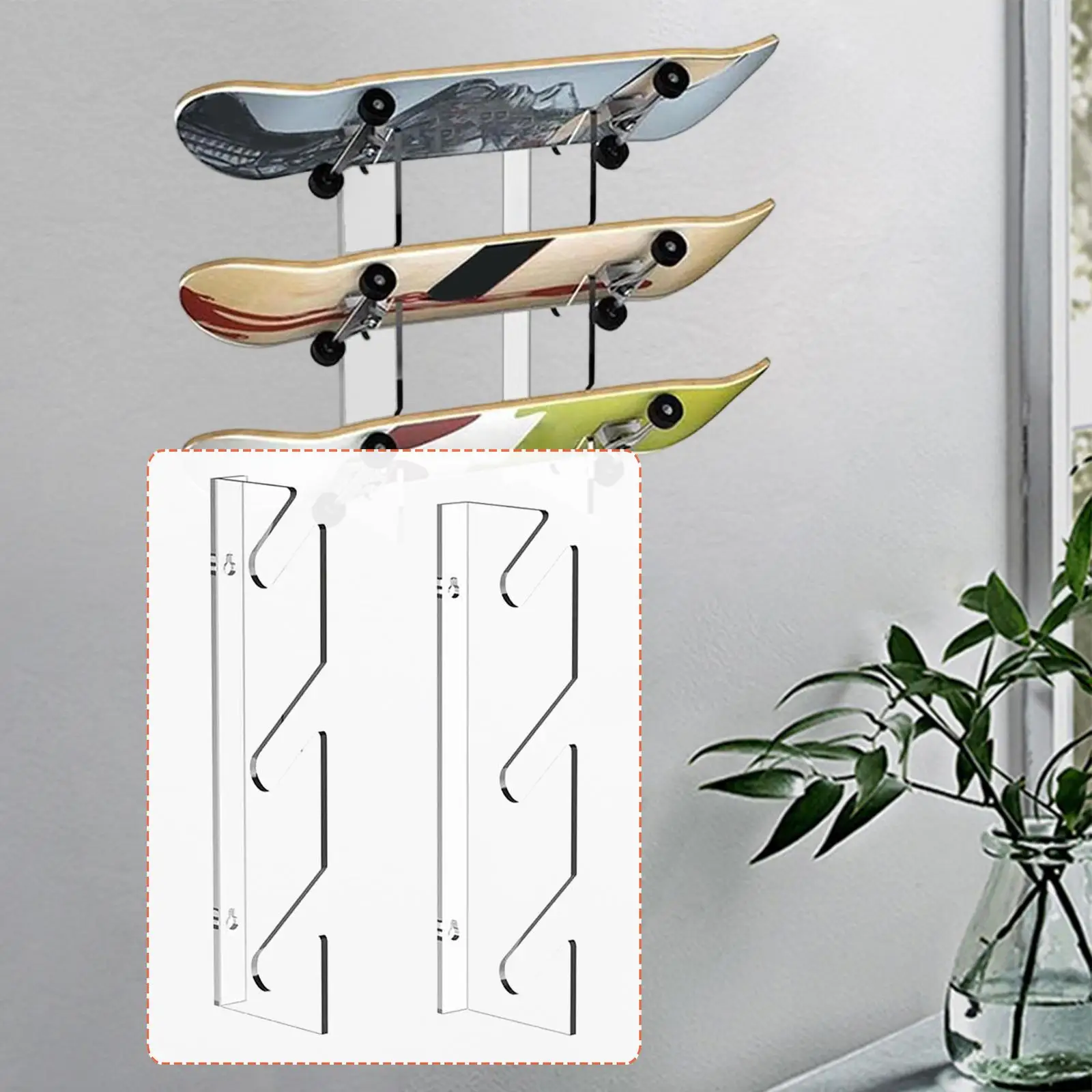 suporte-de-parede-para-armazenamento-de-skateboards-em-acrilico-expositor-para-garagem-e-casa