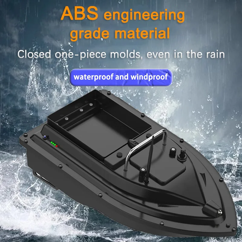 

Fishing Bait Boat Wireless Remote Control 300m 2 points AutomaticReturn 1.5KG Loading With Night Light Fishing Boats【No Battery】