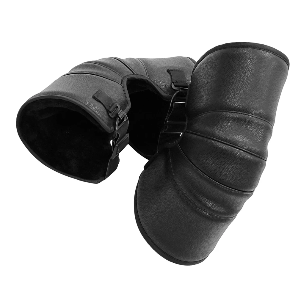 

1Pair Winter Knee Pads Thickened Windproof Thermal Lining Motorcycle Knee Warmers Electric Bikes Riding Protection Men Women