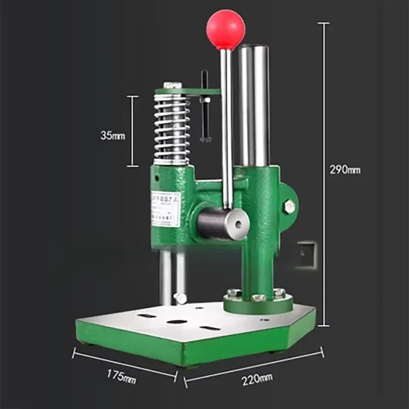 Small Manual Press Miniature Punching Hand Press Machine Cutting and Stamping Equipment