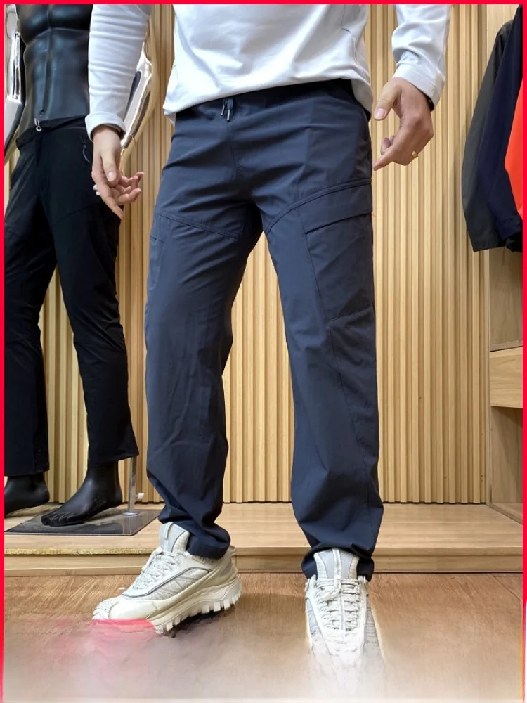 

Function Series 3D Tailoring Men's Lightweight Qui Dry Breathable Casual Pants Spring Summer Straight Leg Elastic Waist