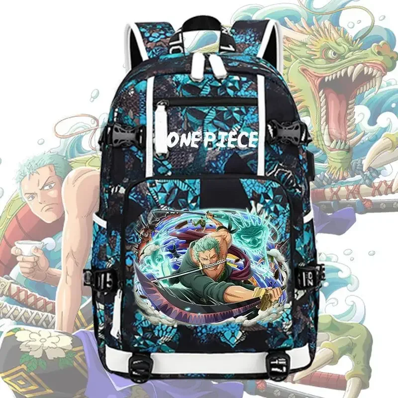 

One Piece One Piece School Bag Sauron School Students' Backpack Junior One Boys Junior High School Student Handsome Backpack