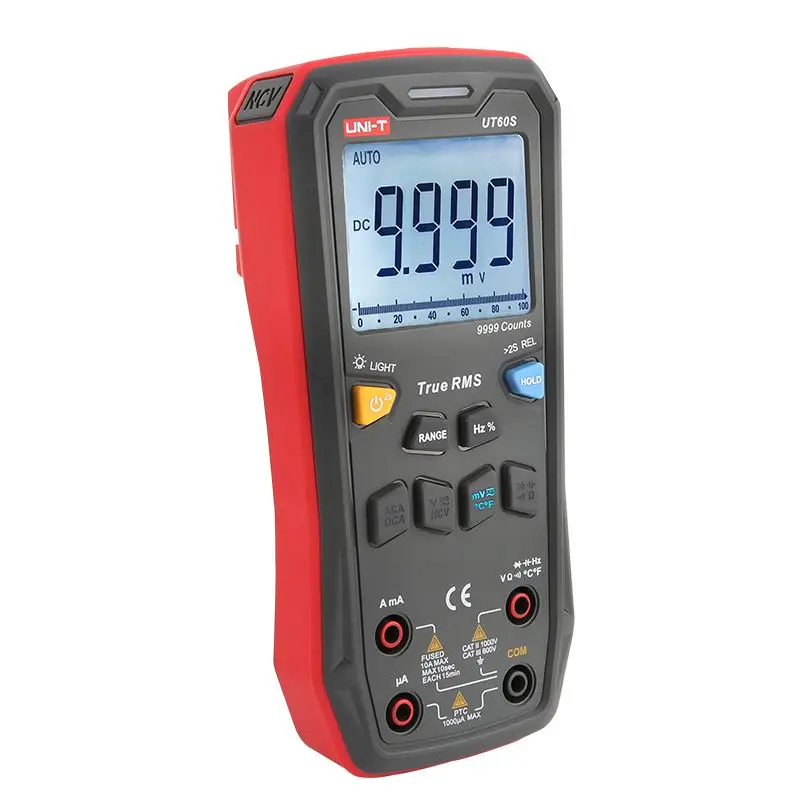 U NI-T UT60S Digital Multimeter 1000V True RMS Temperature NCV Du ty Cycle Diode Tester Voltmeter Ohm Meter