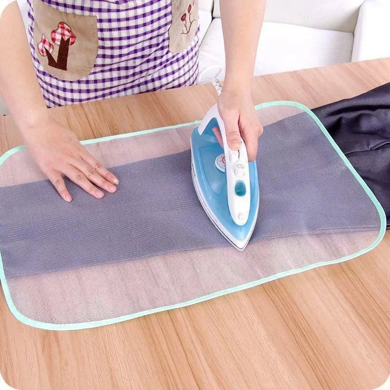 Cloth Protective Press Mesh Insulation Ironing Board Mat Cover Against Pressing Pad Mini Iron Random Colors