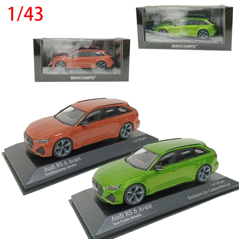 

Diecast Model Car Minichamps 1/43 AUDI RS6 Avant Model Car Alloy AUDI Collectible Toy Simulation Gift Souvenir Original Box