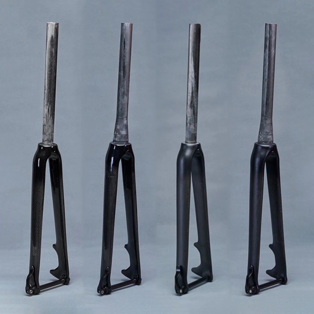 

Bike Road Fork 700C Carbon Rigid Fork Bicycle Road Fork Thru Axle 12*100mm Disc Brake Straight / Tapered
