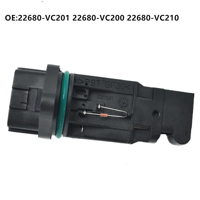 

Mass Air Flow MAF Sensor for NISSAN Patrol TB48DE 2001-2005 4.8L Air Flow Meter 22680-VC201 22680-VC200 22680-VC210