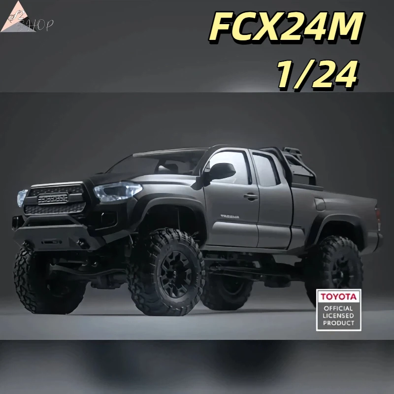 

FMS FCX24M 1/24 TACOMA RC Crawler, внедорожный грузовик с дистанционным управлением, модель альпинистского автомобиля 4x4 для мальчиков