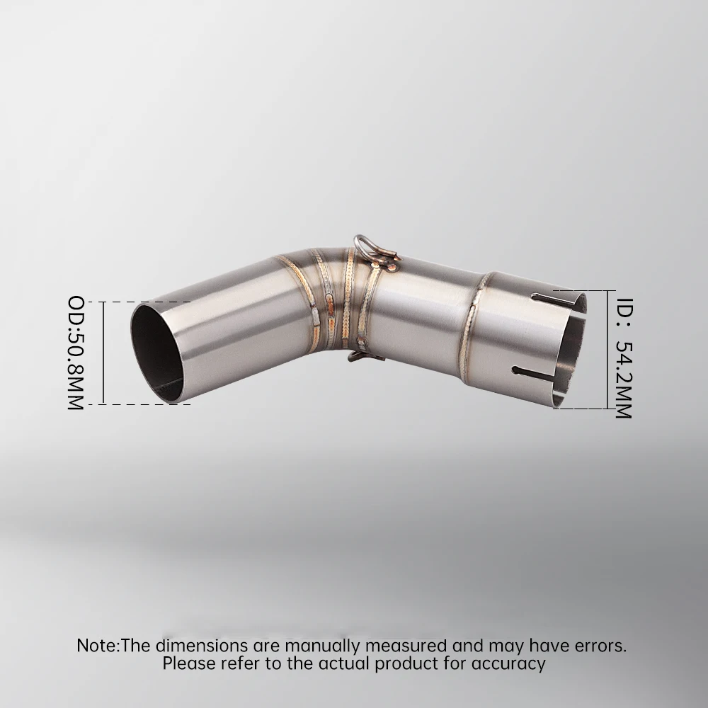 For V Strom 1000 2014 - 2019 Vstrom 1050 2020-2021 DL 1000 Vstrom Escape Slip-on DL1000 Exhaust Muffler Mid Link Pipe