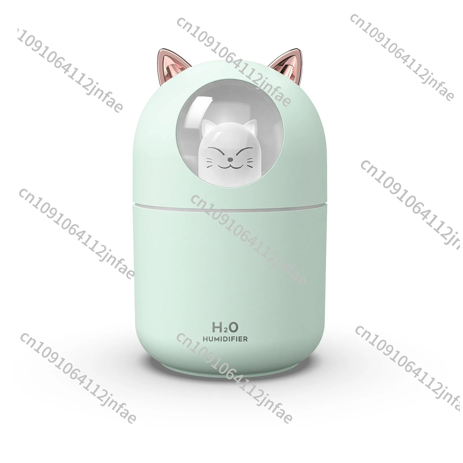 Cute Pet Humidifier New USB Large Capacity Double Spray Air Humidifier Silent Home Bedroom Ambient Light