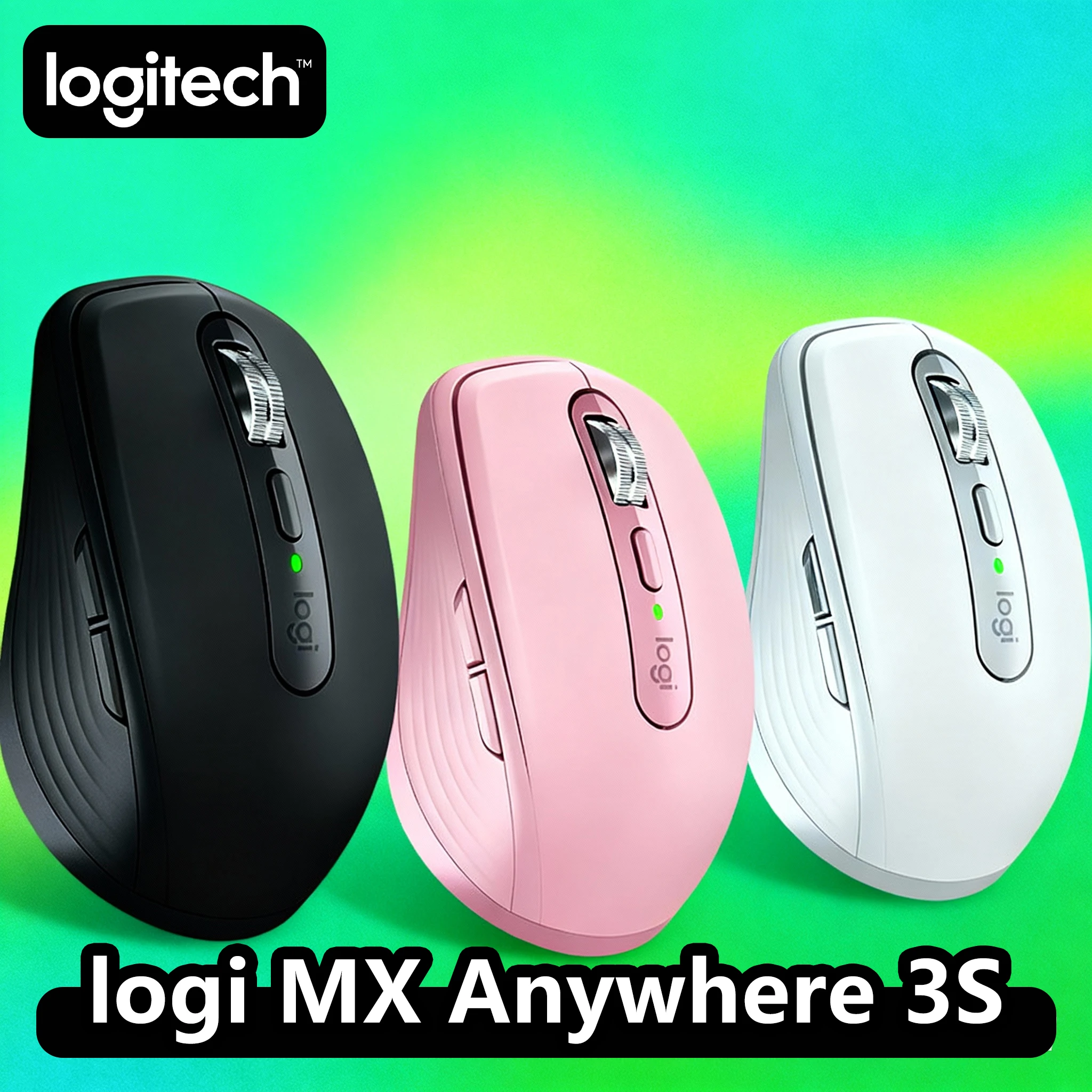 

Logitech MX Anywhere 3S — Bluetooth + беспроводное двойное подключение, долговечный аккумулятор, легкий и портативный дизайн