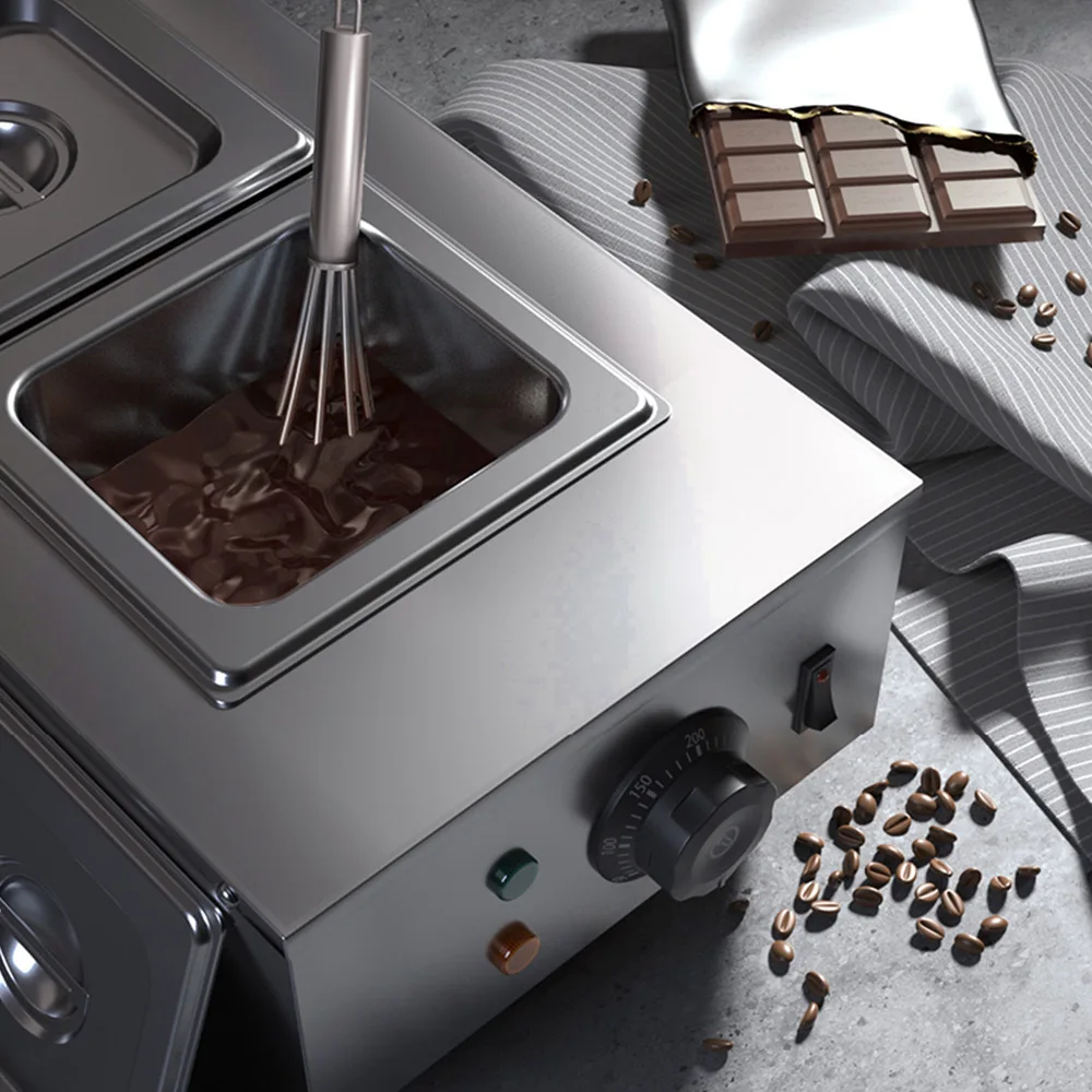 Yunlin Li Double Cylinder Chocolate Heating Pot Commercial Chocolate Melting Stove Processor Chocolate Melting Oven Machine