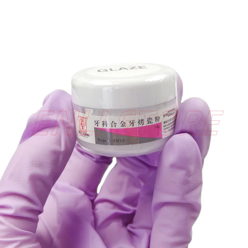 15g/Bottle BEIYUAN Realism Paste Glaze Fluo Dental Lab Ceramics Stains Low Temperature Universal Coloring Porcelain