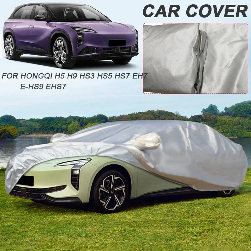 

Car Cover For HONGQI H3,H5,HS3,HS5,HS7,EH7,EHS7,EHS9 dust-proof car protective cover,Auto Dustproof Anti-Rain Snow Waterproof