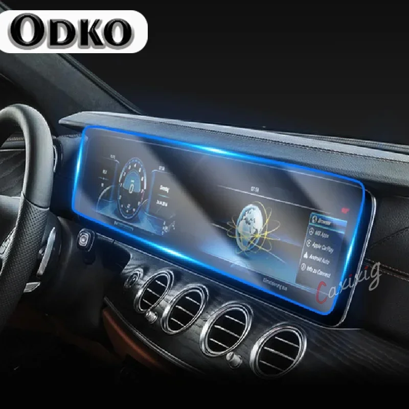 For Mercedes Benz E-Class w213 2016-2021 Digital Screen Protective Film LCD Navigation Display Cover Car Interior Accessories