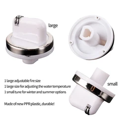 Universal Gas Water Heater Knob Water Temperature Fire Power Adjustment Knob Gas Stove Cooker Control Knobs Adaptors