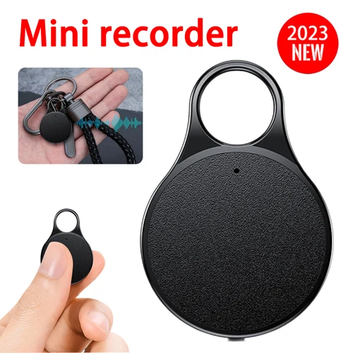 Imagen 2 del producto Mini grabadora de voz portátil colgante, activado por voz profesional dictáfono, HD, reducción de ruido, reproductor MP3 de grabación, 8G, 16G, 32G