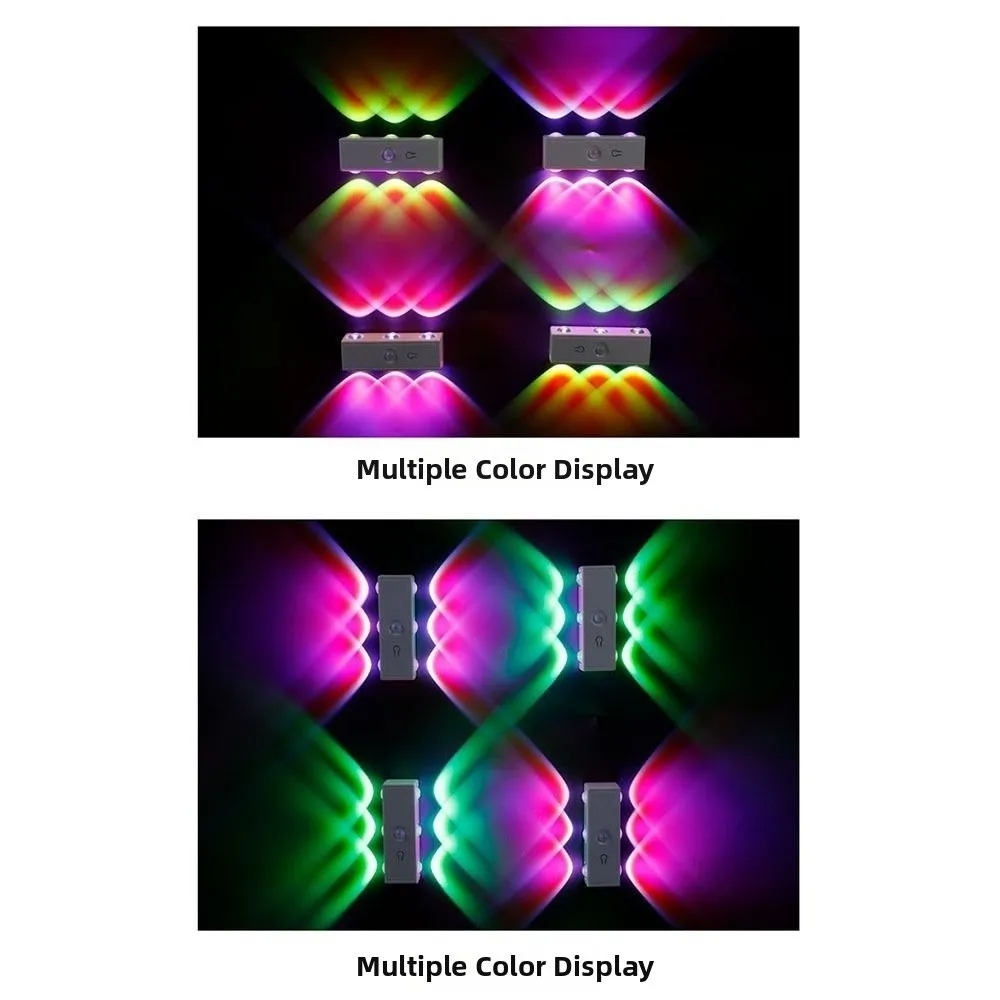 

Настенный светильник с датчиком движения RGB, 3 цвета, USB-перезаряжаемый, магнитный, с регулировкой яркости, умный датчик, ночник