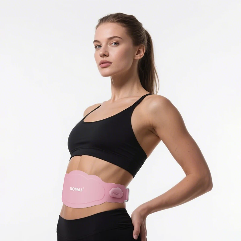 Customizable Pink Belt with Wireless Remote Control Menstrual Period Pain Relief Heating Body Device Massage Belt