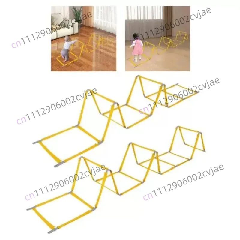 Agility Ladder Jumping Hurdles Folding Adjustable Workout