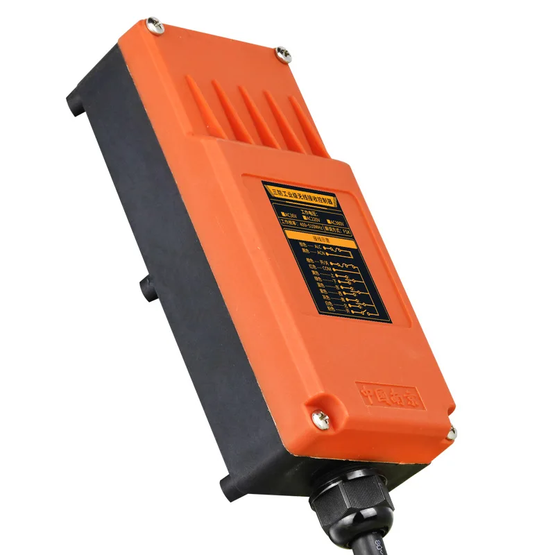 AC380V 8 CH 433MHz Universal Wireless Learning Code FSK Industrial Remote Control For Hoist Crane Control Hydraulic Lift Car