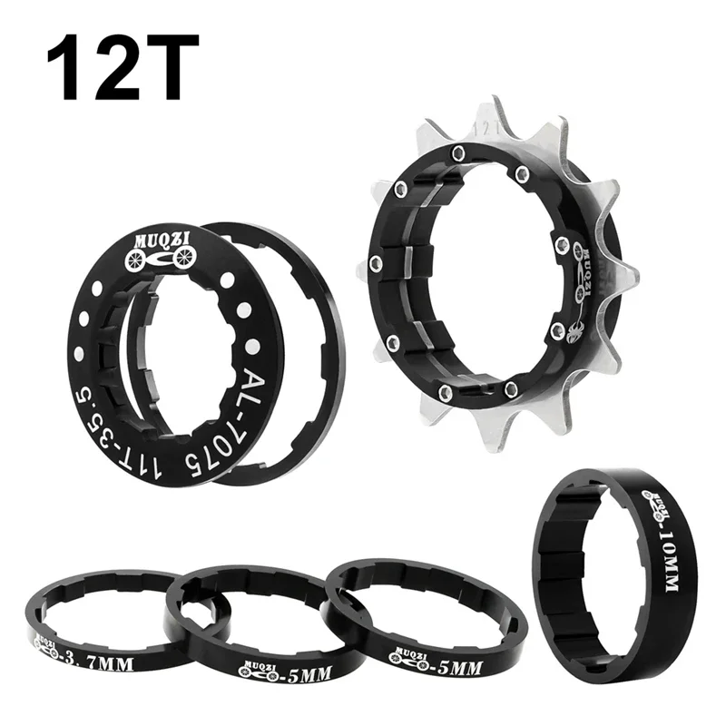 MUQZI Single Speed Conversie Kit Single Speed Cassette Cog 12T 13T 14T 15T 16T 17T MTB Vrijloop Fiets Tandwiel - afbeelding 1