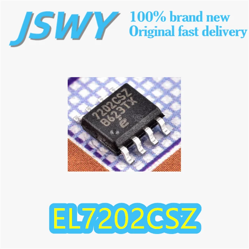

(5/50 pieces) EL7202CSZ Original Silk-Printed 7202CSZ Package 8-SOIC Low-Side Gate Driver Dual-Channel 2A Electronics In Stock