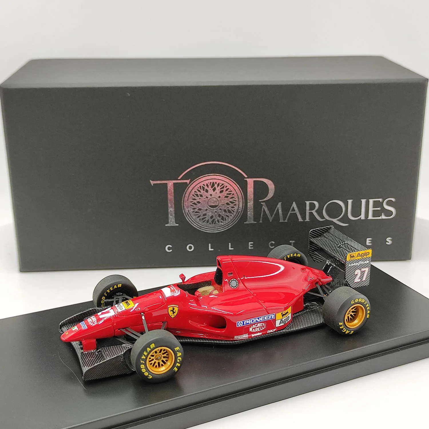 

1/43 Scale FERRARI 312T4 Monaco 1979 TMK241 #27 Gold Resin Car Model Collectible Toy Gift Souvenir Display Ornament
