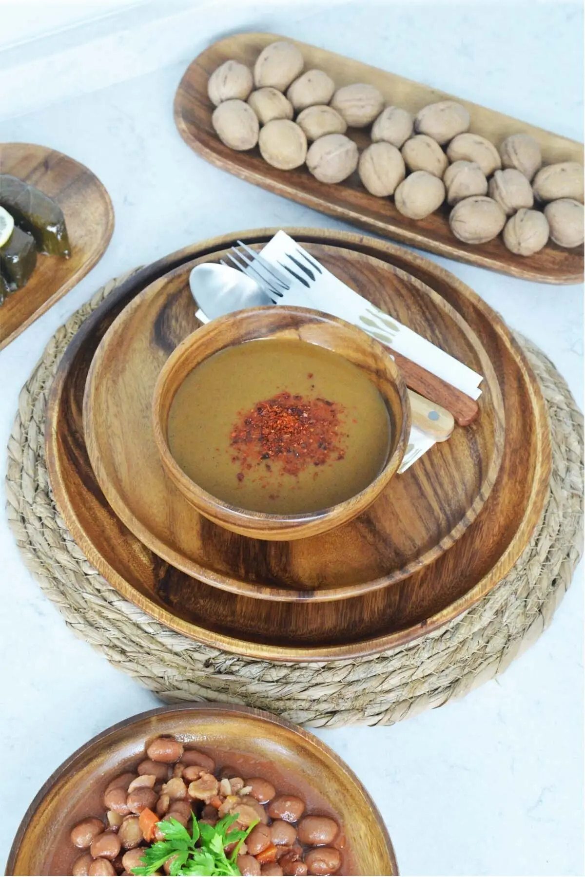 Lia - 12 Piece Set Dinnerware Set tree dinner set