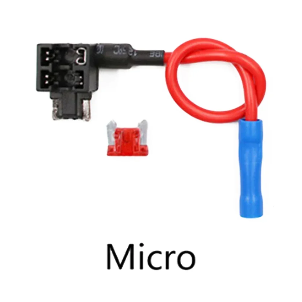 12V/24V Fuse Holder External Line Connector Micro Standard ATM With Blade Auto Fuse Blade Automotive Fuse Car Accessories
